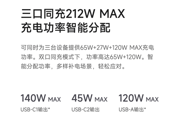 499元史上最强 小米充电宝25000 212W发布：支持PD 3.1 140W