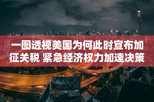 一图透视美国为何此时宣布加征关税 紧急经济权力加速决策