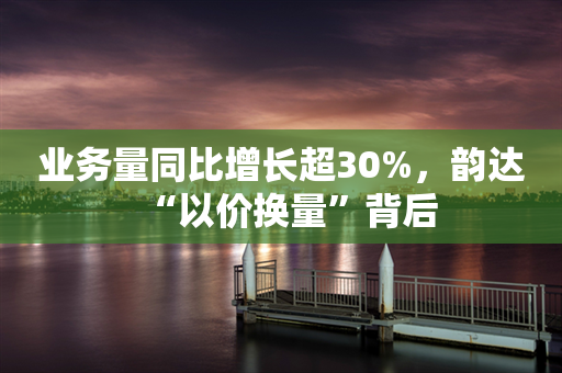 业务量同比增长超30%，韵达“以价换量”背后