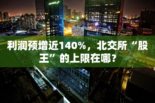 利润预增近140%，北交所“股王”的上限在哪？