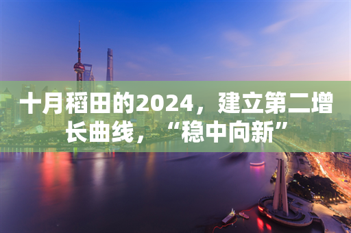 十月稻田的2024，建立第二增长曲线，“稳中向新”