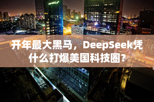 开年最大黑马，DeepSeek凭什么打爆美国科技圈？