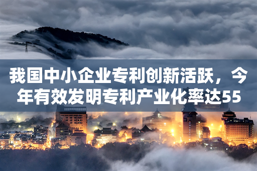 我国中小企业专利创新活跃，今年有效发明专利产业化率达55.1%