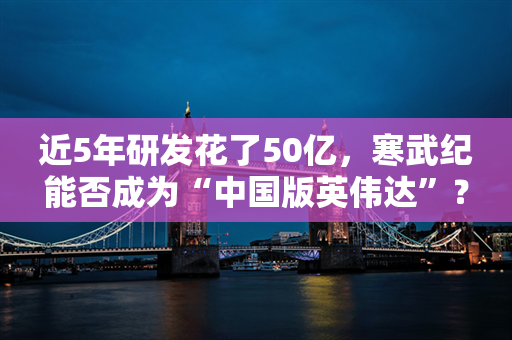 近5年研发花了50亿，寒武纪能否成为“中国版英伟达”？