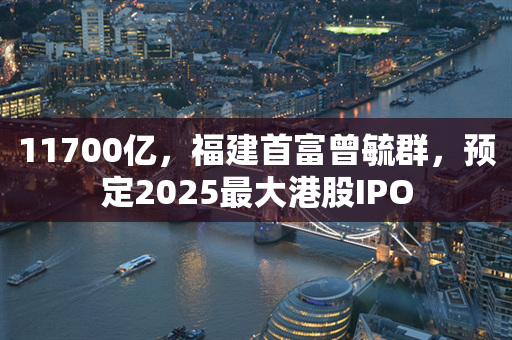 11700亿，福建首富曾毓群，预定2025最大港股IPO